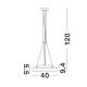 Pendule, Lustre suspendate - Lustra LED suspendata design circular PERFECT 40cm alba 3000K Dimmable