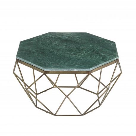 Masute Living - Masuta de cafea design minimalist Diamond 69cm, marmura verde