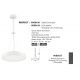 Pendule, Lustre suspendate - Lustra LED suspendata design circular PERFECT 40cm alba CCT Dimmable