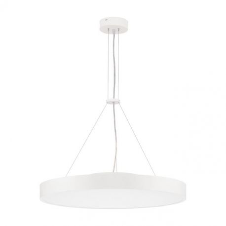 Pendule, Lustre suspendate - Lustra LED suspendata design circular PERFECT 60cm alba CCT Dimmable