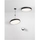 Pendule, Lustre suspendate - Lustra LED suspendata design circular PERFECT 40cm negru 3000K Dimmable