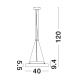 Pendule, Lustre suspendate - Lustra LED suspendata design circular PERFECT 40cm negru CCT Dimmable