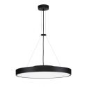 Lustra LED suspendata design circular PERFECT 60cm negru CCT Dimmable