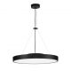 Lustra LED suspendata design circular PERFECT 60cm negru CCT Dimmable