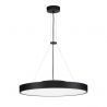 Lustra LED suspendata design circular PERFECT 60cm negru CCT Dimmable