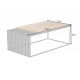 Masute Living - Masuta de cafea design industrial Architecture 100cm stejar