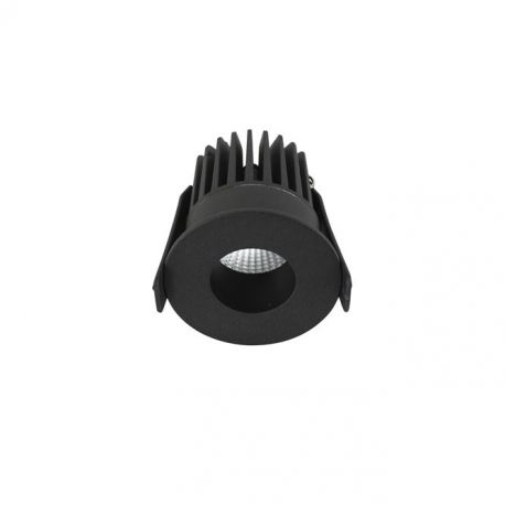 Spoturi incastrabile spatii comerciale - Spot LED incastrabil tavan fals / plafon IP42 PETIT negru