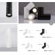 Plafoniere cu spoturi, Spoturi aplicate - Spot LED aplicat ajustabil OBERON 6W alb