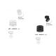 Plafoniere cu spoturi, Spoturi aplicate - Spot LED aplicat ajustabil LOT 15W negru