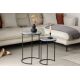 Masute Living - Set de 2 masute design minimalist Elements, marmura gri