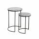 Masute Living - Set de 2 masute design minimalist Elements, marmura gri