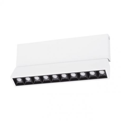 Plafoniere cu spoturi, Spoturi aplicate - Spot LED aplicat ajustabil PAD 15W alb