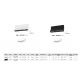Plafoniere cu spoturi, Spoturi aplicate - Spot LED aplicat ajustabil PAD 15W alb