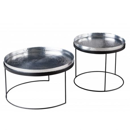 Masute Living - Set de 2 masute design industrial Elements