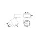 Plafoniere cu spoturi, Spoturi aplicate - Spot LED aplicat SPECTRE 15W negru/alama