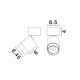 Plafoniere cu spoturi, Spoturi aplicate - Spot LED aplicat SPECTRE 10W negru