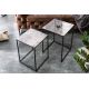 Masute Living - Set de 2 masute design industrial Elements