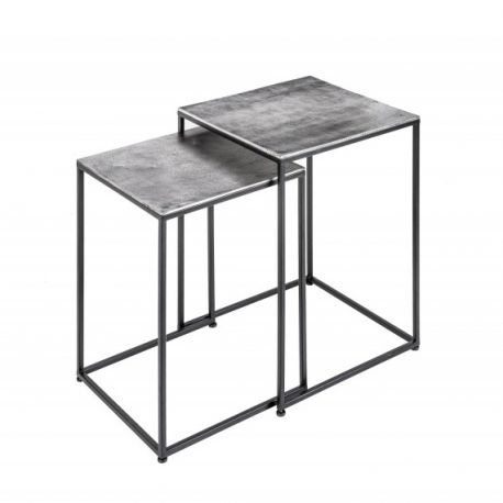 Masute Living - Set de 2 masute design industrial Elements