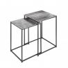 Set de 2 masute design industrial Elements