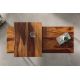 Masute Living - Set de 2 masute design industrial Elements Long Sheesham