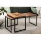 Masute Living - Set de 2 masute design industrial Elements Long Sheesham
