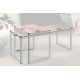 Masute Living - Set de 2 masute design industrial Elements Long Sheesham