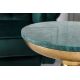Masute Living - Masuta design industrial Elements 30cm, verde / auriu