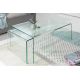 Masute Living - Set de 2 masute moderne din sticla transparenta Fantome