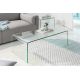 Masute Living - Set de 2 masute moderne din sticla transparenta Fantome