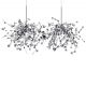 Lustra moderna design deosebit Monede 2 crom