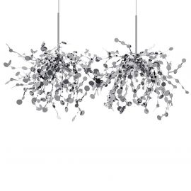 Lustra moderna design deosebit Monede 2 crom