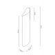 Aplice, corpuri de iluminat pentru pereti - Aplica de perete design modern Chains WL auriu