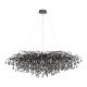 Candelabre, Lustre - Lustra suspendata design magnific ICICLE negru, 75x150cm