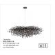 Candelabre, Lustre - Lustra suspendata design magnific ICICLE negru, 75x150cm