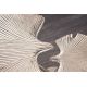 Masute Living - Masuta cu aspect deosebit Ginkgo leafs 56cm, argintiu