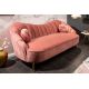 Canapele - Canapea cu forma curbata Arielle 220cm, roz