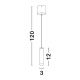 Pendule, Lustre suspendate - Pendul LED design modern minimalist DOC negru