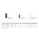 Plafoniere cu spoturi, Spoturi aplicate - Spot LED aplicat design minimalist DOC 10W negru