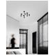 Spoturi tavan fals - Spot LED incastrabil tavan ajustabil OVO negru