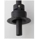 Spoturi tavan fals - Spot LED incastrabil tavan ajustabil OVO negru