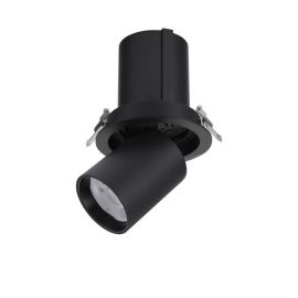 Spoturi tavan fals - Spot LED incastrabil tavan ajustabil NARUTO negru