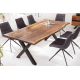 Mese dining - Masa design industrial Amazonas X 200cm natur Sheesham