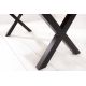 Mese dining - Masa design industrial Amazonas X 200cm natur Sheesham