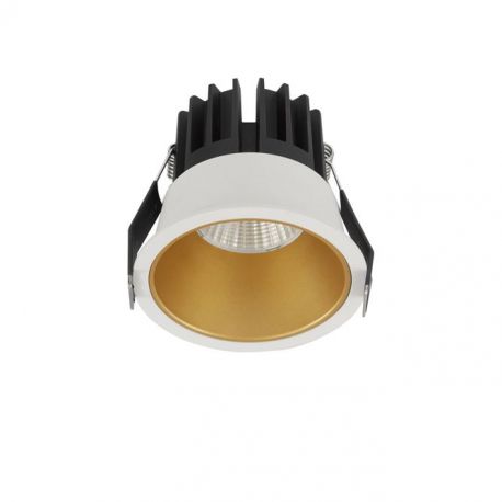 Spoturi tavan fals - Spot LED incastrabil tavan fals / plafon LUELA 3000K alb/auriu