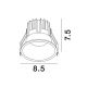 Spoturi tavan fals - Spot LED incastrabil tavan fals / plafon LUELA 3000K negru