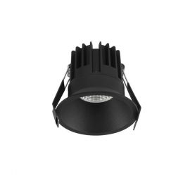 Spoturi tavan fals - Spot LED incastrabil tavan fals / plafon LUELA 2700K negru