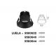 Spoturi tavan fals - Spot LED incastrabil tavan fals / plafon LUELA 2700K negru