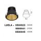 Spoturi tavan fals - Spot LED incastrabil tavan fals / plafon LUELA 3000K negru/auriu