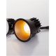 Spoturi tavan fals - Spot LED incastrabil tavan fals / plafon LUELA 4000K negru/auriu