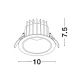Spoturi - Spot LED incastrabil iluminat exterior IP67 BRADY 10W alb/negru